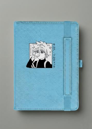 مذكرة جلد A5 سماوي - كيلوا زولديك (مانجا) - دفتر ي...