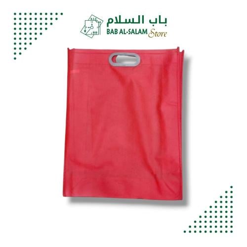 كيس قماش أحمر