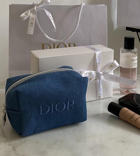 Dior makeup bag
