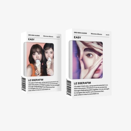 LE SSERAFIM ALBUM "easy " wevers ver