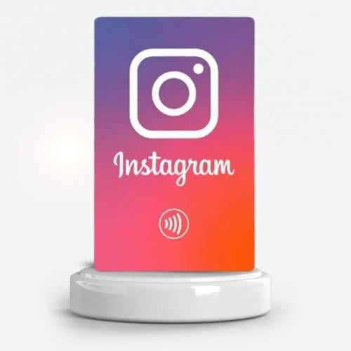 بطاقة انستقرام الذكية NFC