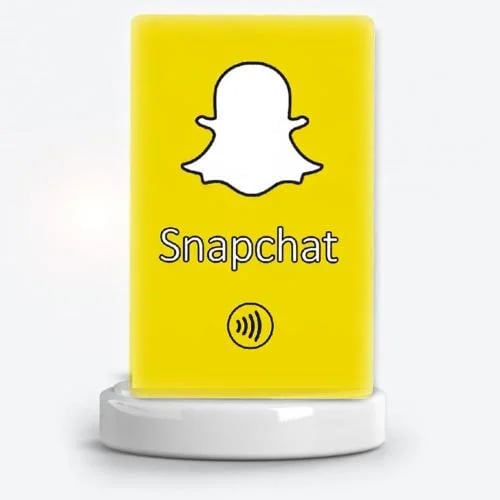 بطاقة سناب شات الذكية بتقنية NFC