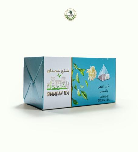 شاي أخضر ياسمين غمدان