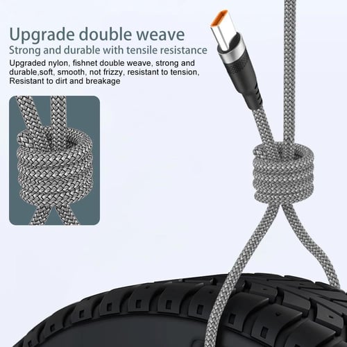 كابل شحن سريع USB من النوع C