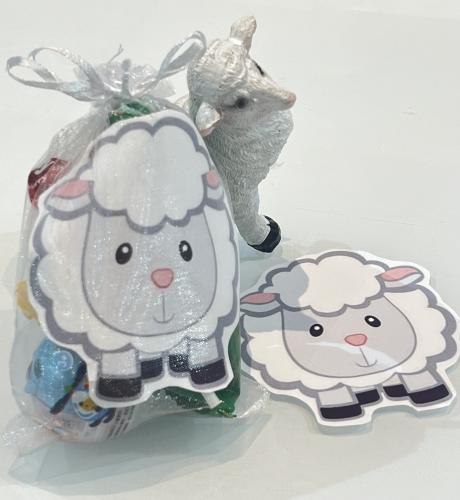 توزيعات الخروف للأطفآل قطعة واحدة