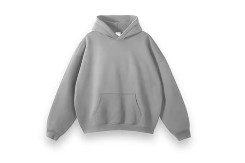 هودي رمادي -light gray hoodie