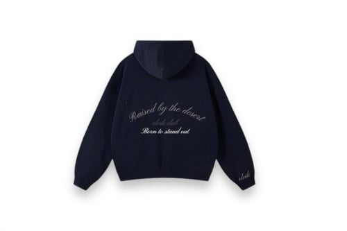 هودي كحلي -dark blue hoodie