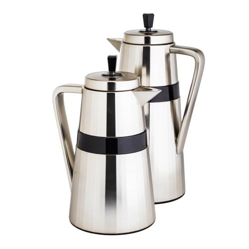 طقم ترامس زالا قطعتين فضي أسود