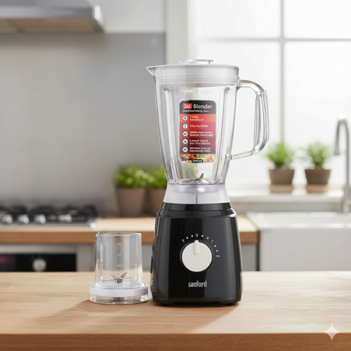 خلاط ومطحنة متعدد الوظائف 2 في 1 من سانفورد