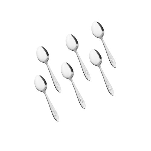 طقم ملاعق حلا ستيل ياباني 6 حبة