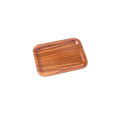 صينية خدمة فورميكا خشب مقاس 34 سم