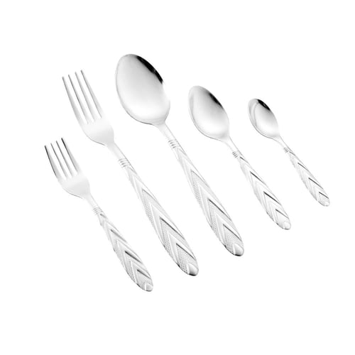 طقم ملاعق وشوك إستيل ياباني 60 قطعة