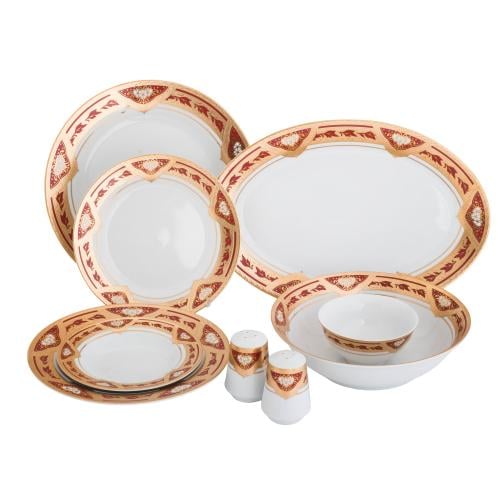 طقم عشاء ريتشفاين من البورسلين 32 قطعة لـ 6 أشخاص