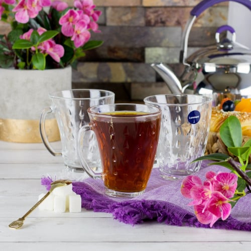 طقم أكواب زجاج لومينارك 3 قطع