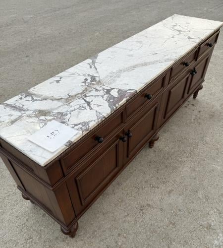 طاوله Tv بسطح رخام فيولا