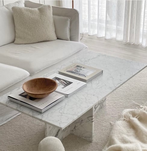 طاوله رخام طبيعي