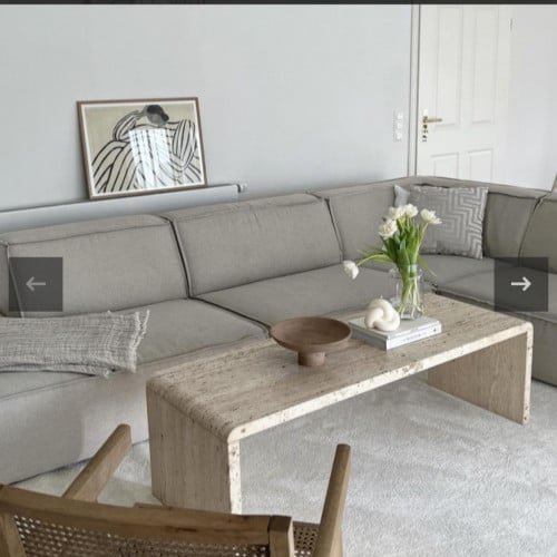 طاولة رخام ترافنتينو