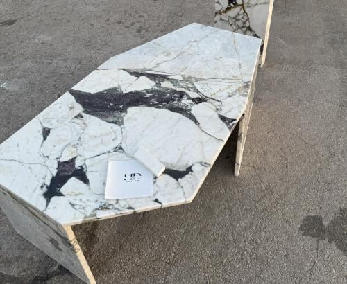 طاوله قهوه رخام فيولا