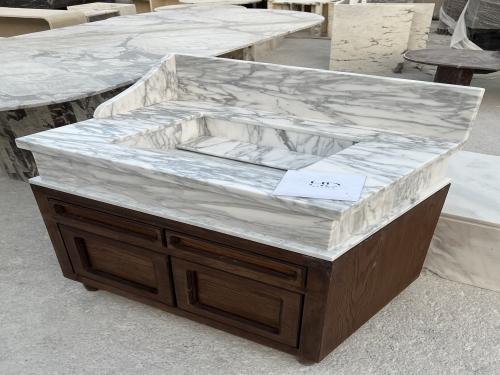 مغسله رخام إيطالي كلاسيك