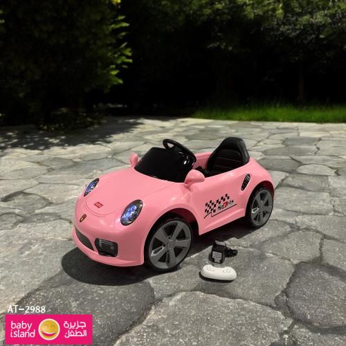 سيارة شحن كهرباء وردي