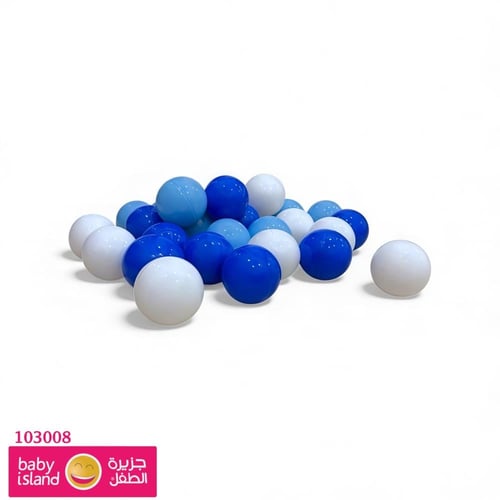 كور ملونة مجموعة السماوي 50 حبة SAUDI