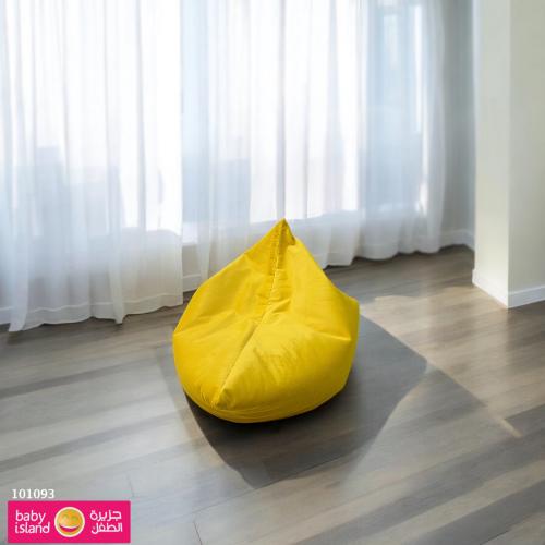 كرسي حبيبات أصفر