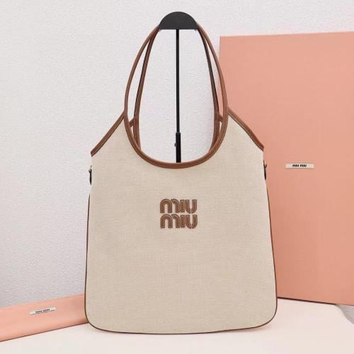 ميو ميو IVY leather bag مقاس 35cm