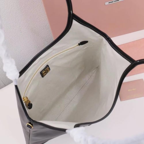 ميو ميو IVY leather bag مقاس 35cm