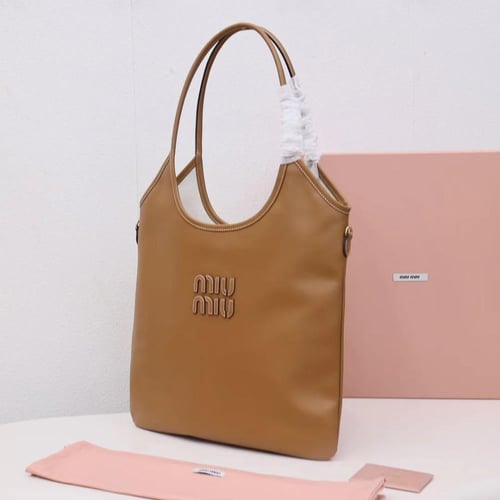 ميو ميو IVY leather bag مقاس 35cm