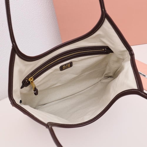 ميو ميو IVY leather bag مقاس 35cm