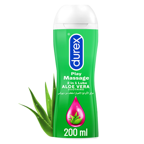 ديروكس مزلق حميمي ومساج مع الصبار الملطف 200 مل