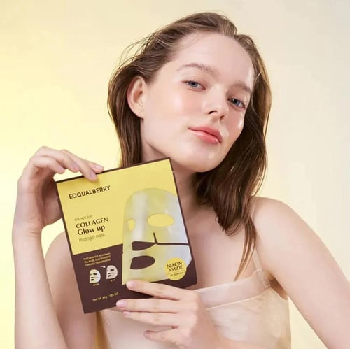 مجموعة قناع الكولاجين المرطبة للبشرة من ايكوال بير...