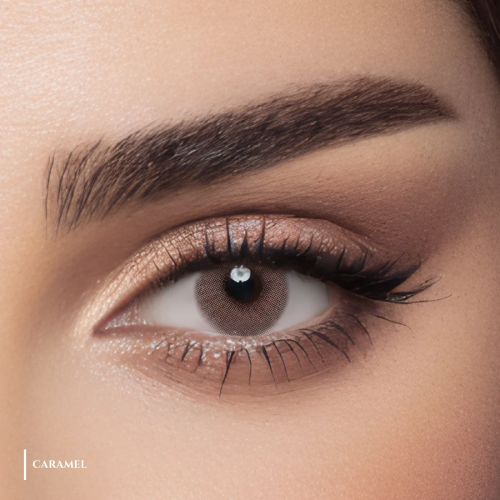 عدسات مس لنس كاراميل بني عسلي - Miss Lens Caramel...