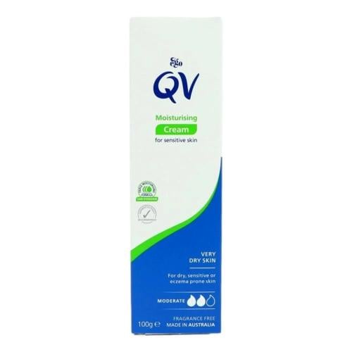 كيوفي QV كريم مرطب للبشرة الحساسة والجافة 100 جم -...