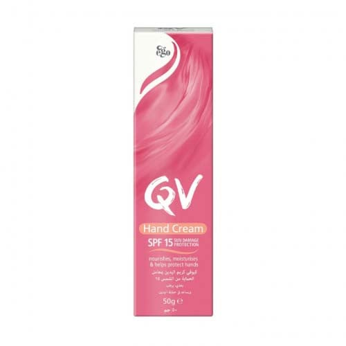 كيو في كريم يد مع واقي شمس 50 جم - QV Hand Cream S...