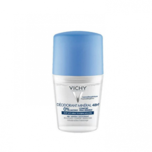 فيشي مزيل عرق رول أون 0% كحول حماية 48 ساعة – 50 م...