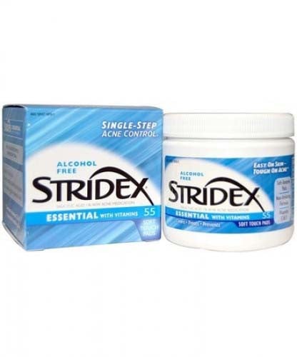 Stridex Single-Step Acne Control Maximum Alcohol F...