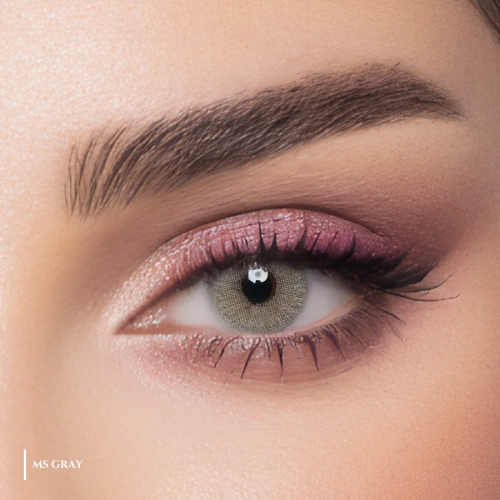 عدسات مس لنس مس قري - Miss Lens MS Gray Contact Le...