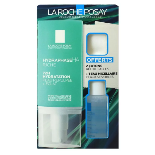 طقم لاروش بوزيه هيدرافاز HA ريتش كريم مرطب 50 مل +...