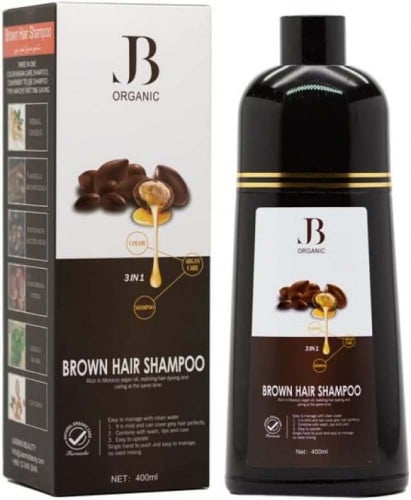 شامبو صبغة شعر بزيت الارجان ( بني فاتح ) 3 في1 من...