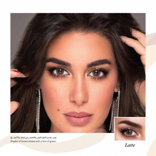 عدسات ملونه من لنس مي -لاتيه