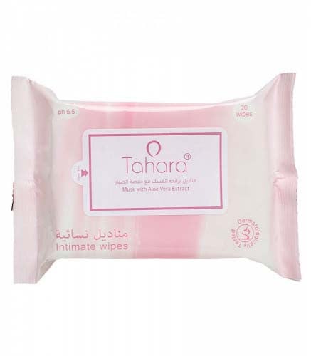 طهاره مناديل نسائية برائحة المسك والصبار 20 منديل