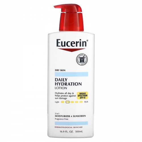 يوسرين لوشن مرطب يومي مع واقي شمس - Eucerin Daily...