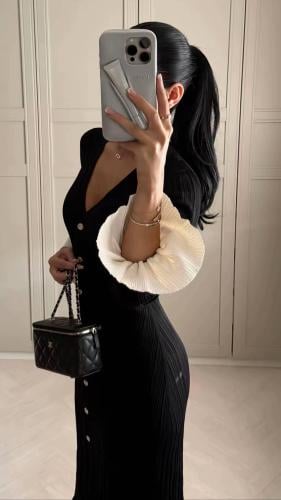 New dress black
