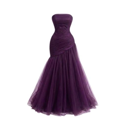 Purple tulle