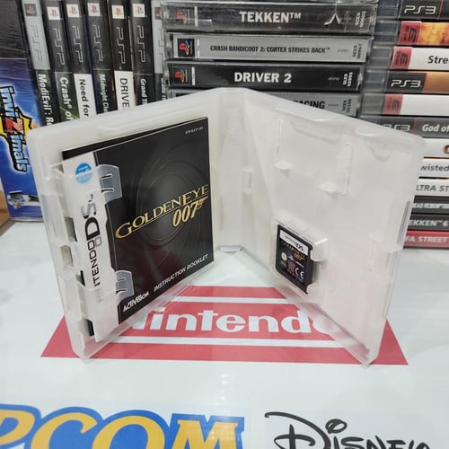 DS goldeneye 007 يوجد اثار ماء بالغلاف الخارجي