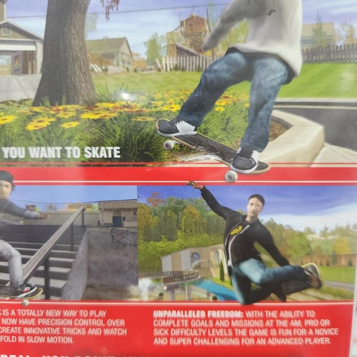 PS2 tony hawk's project 8 يوجد ملاحظة بالغلاف