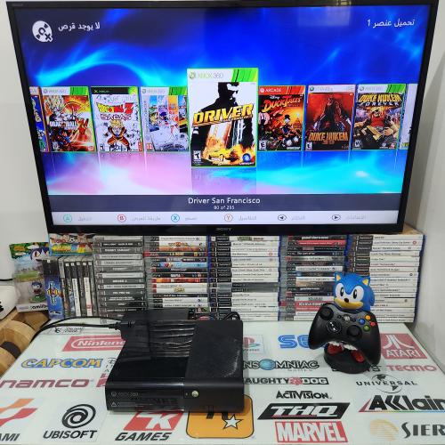 Xbox360 جهاز اكس بوكس 360 مبرمج بداخله 290 لعبة