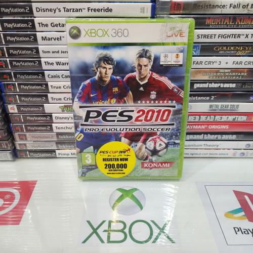 XBOX360 pes 2010 جديد