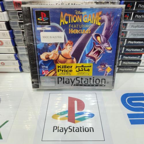 PS1 disney's action game featuring Hercules جديد